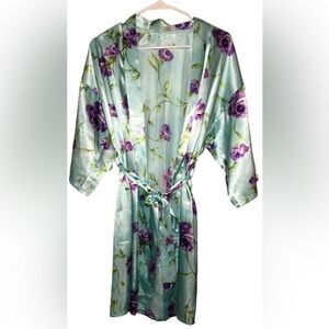 L.a. Intimates Silk Robe Dress Women’s Size S